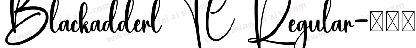 BlackadderlTC Regular字体转换